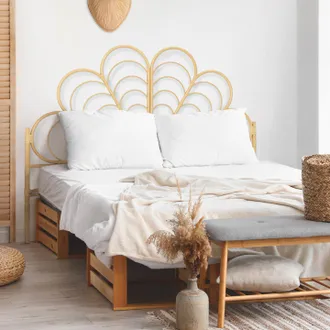 IDMarket Cabecero Efecto Rat&aacute;n Ivy 160 Cm