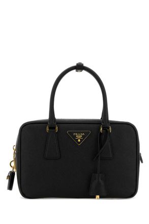 Prada Black Logo Mini Satchel