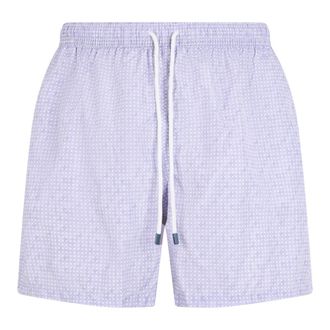 Fedeli Beachwear, male, Purple, Size: 3XL Madeira Swim Shorts