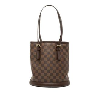 Louis Vuitton Pre-owned Bucket Bags, female, Brown, Size: ONE SIZE Pre-owned Marais Bucket Bag