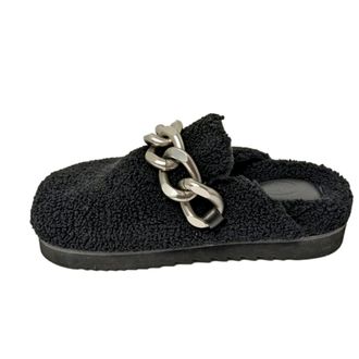 Ash Ghost Fur Mule Black / Black 421131-002 Womens
