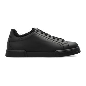 Dolce & Gabbana Heren, Schoenen, Zwart, Maat: 39 1/2 EU Leer