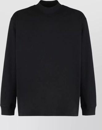 Stone Island cotton jersey long sleeve oversized top