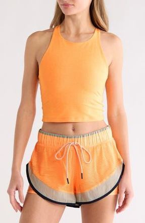 Beyond Yoga Spacedye Refocus Racerback Crop Tank in Mango Pop Heather at Nordstrom Rack, Size X-Large