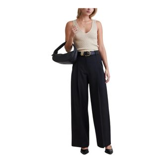 By Malene Birger Mujer, Pantalones, Negro, Talla: L