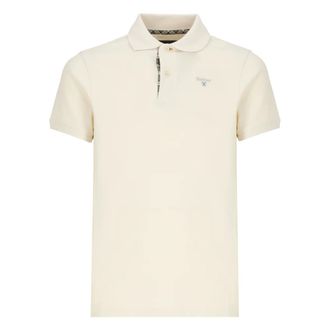 Barbour Mens Polo Shirt with Embroidered Logo - male - Barbour - Polo Shirts - Beige - L - Tops