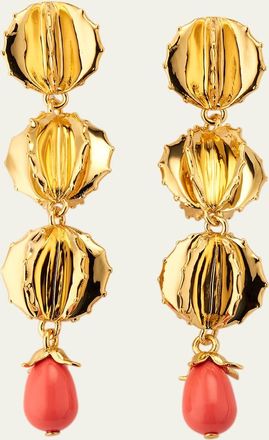 Oscar De La Renta Cactus Strand Earrings