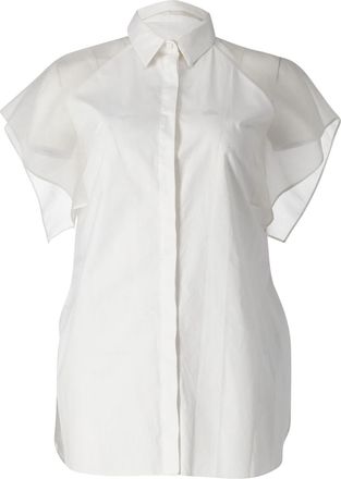Giambattista Valli Giambattista Valli-top van wit katoen