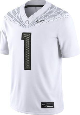 Nike Oregon Ducks Nike Mens Dri-FIT College Game Jersey in White | CLEVGRJNC2FORE-OR1