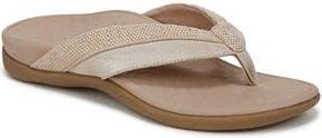 Vionic Shore Flip Flop in Natural/Gold at Nordstrom Rack, Size 13