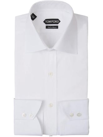 Tom Ford Katoenen overhemd - Wit