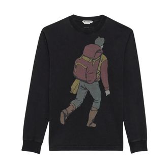 J.W.Anderson T-shirt Girocollo Manica Lunga Hiker - - Tops - Uomo - Nero - L