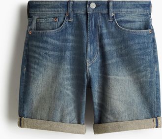 H&M Slim Denimshorts - Blue
