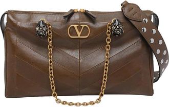 Valentino Garavani Medium Panthea Chevron Motif Shoulder Bag