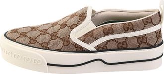 Gucci (WMNS) Gucci Tennis 1977 Shoes Tan Green 624733-2HK40-9762