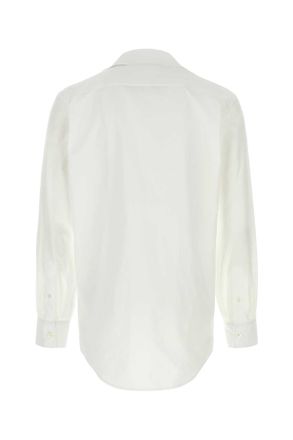 Maison Margiela White Exterior: Cotton Camicie Shirt