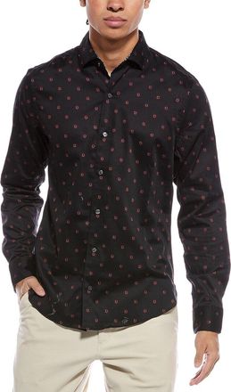 Ted Baker Black Soren Daisy Print Shirt