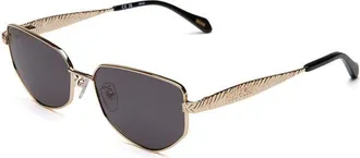 Just Cavalli Womens Sunglasses Shiny Rose Gold Stainless Steel