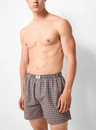 Le 31 Mens Scotsman poplin boxer Cotton