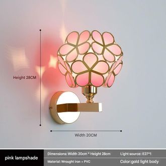 OEM Aplique De Pared De Cristal, Iluminaci&oacute;n Moderna Para Interiores Con Pantalla De Cristal, Ideal Para Dormitorio, Sala De Estar O Recibidor - Estilo 10
