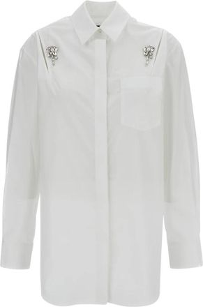 Simone Rocha Shirts - Dames - Overhemden - Wit - XS - Overhemden
