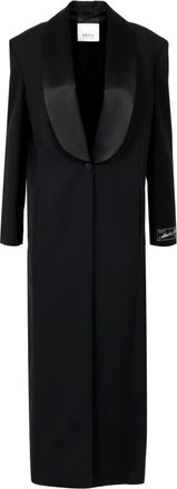 Erika Cavallini Semi Couture Mujer, Abrigos, Negro, Talla: S