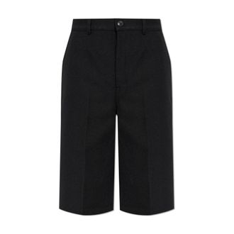 Rick Owens Heren, Korte broeken, Zwart, Maat: W33 Wol