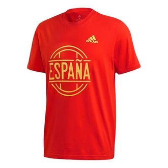 adidas Spain Tee Red Yellow FT6051