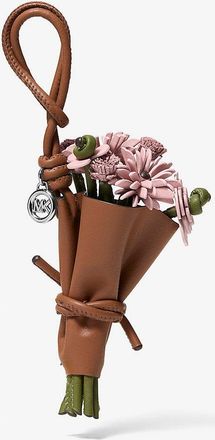 Michael Kors Leather Floral Bouquet Bag Charm