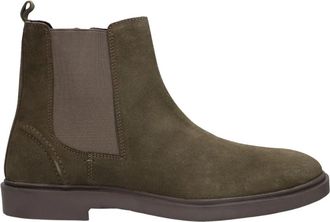 Stefano Lauran Heren Suede Chelsea Laarzen - Heren - Chelseaboots - Groen - 40 EU - Leer - Schoenen