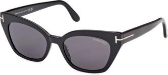 Tom Ford Juliette Zonnebril - unisex - Zonnebrillen - Zwart - 52 MM - Accessoires