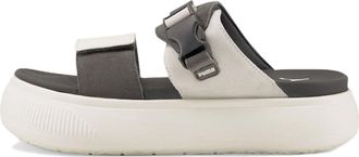 Puma (WMNS) PUMA Suede Mayu Sandal Marshmallow Dark Shadow 383380-01