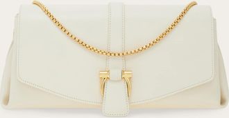 Ferragamo Women Front flap crossbody bag (S) White