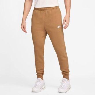 Nike Mens Club Joggers - Flax/White Size L