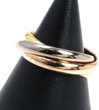 Cartier Pink Gold White Gold Yellow Gold Yellow Gold (18K) Pink Gold (18K) White Gold (18K) Band Ring (Pre-Owned)