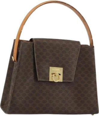 Celine Pre-owned Handbags, female, Brown, Size: ONE SIZE Pre-owned Vintage Hand Bag