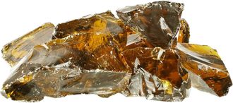 vidaXL Piedras De Jard&iacute;n Marr&oacute;n 12 Cm Cristal Vidaxl