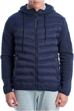 Michael Kors Galway Jacket - Heren - Winterjassen - Blauw - L - Katoen - Jassen