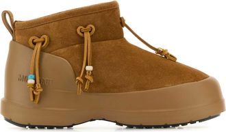Moon Boot Moon Boot Caramel Suede Luna Low Ankle Boots