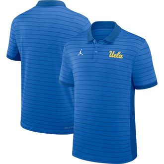 Jordan Brand Mens Jordan Brand Blue UCLA Bruins 2025 Early Season Coaches Sideline Victory Stripe Performance Polo at Nordstrom, Size 4X-Large