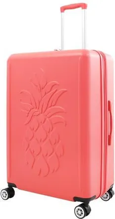 Tommy Bahama 30 Hardside Spinner Luggage with 3D Pineapple in Coral at Nordstrom