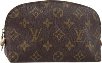 Louis Vuitton Pre-owned Clutches, female, Brown, Size: ONE SIZE Pre-owned Canvas Clutch