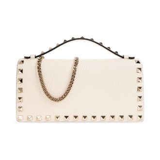 Valentino Garavani Dames, Accessoires, Beige, Maat: ONE Size Leer