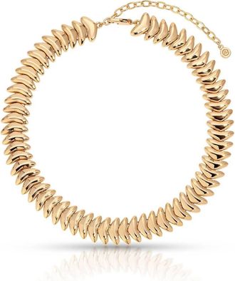 Ettika Womens Metal Moderna Necklace In Gold