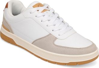 Dockers Frederick Lace-Up Sneaker in White/White Sand/British Tan at Nordstrom Rack, Size 10.5