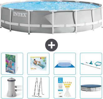 Intex Piscina Prism Frame Redonda - 457x107 Cm - 9-piezas S618