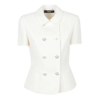 Versace Donna, Giacche, Bianco, M, new
