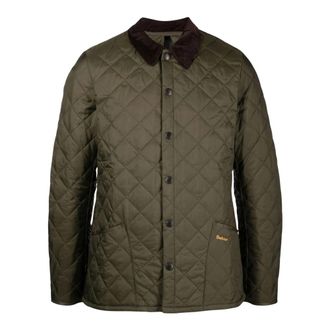 Barbour Liddesdale Quilted Jacket - Heren - Winterjassen - Groen - S - Katoen - Jassen
