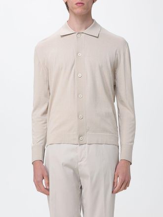Paolo Pecora Cardigan a polo in cotone