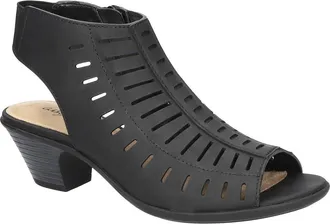 Easy Street Elevate Caged Sandal in Black at Nordstrom, Size 6.5